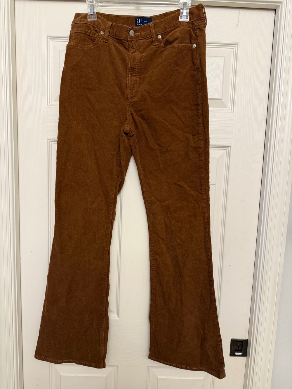 GAP ’70s Flare Brown Corduroy Flare Pants Size 12/31 women’s